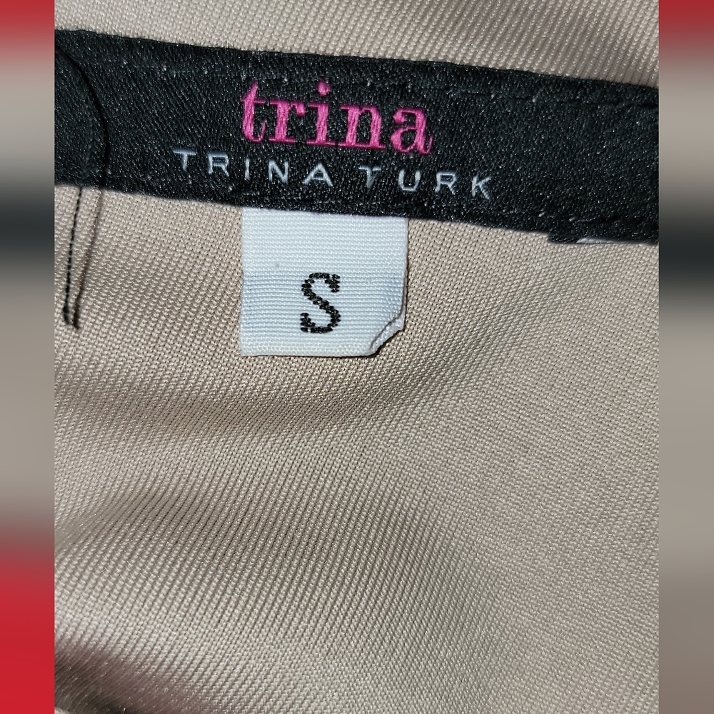 Trina Turk Vibrant Red One-Shoulder Dress Size Small - Picture 5 of 5
